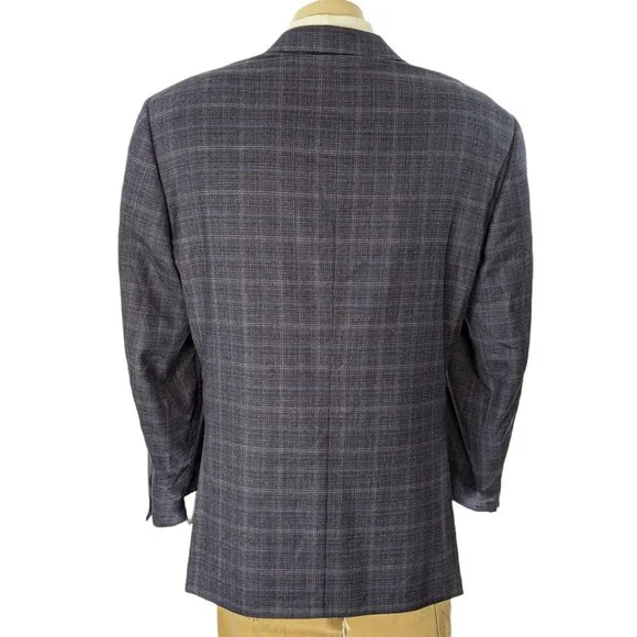 Canali Wool Sport Coat Blazer Natural Comfort Italy Sz 34R NWT